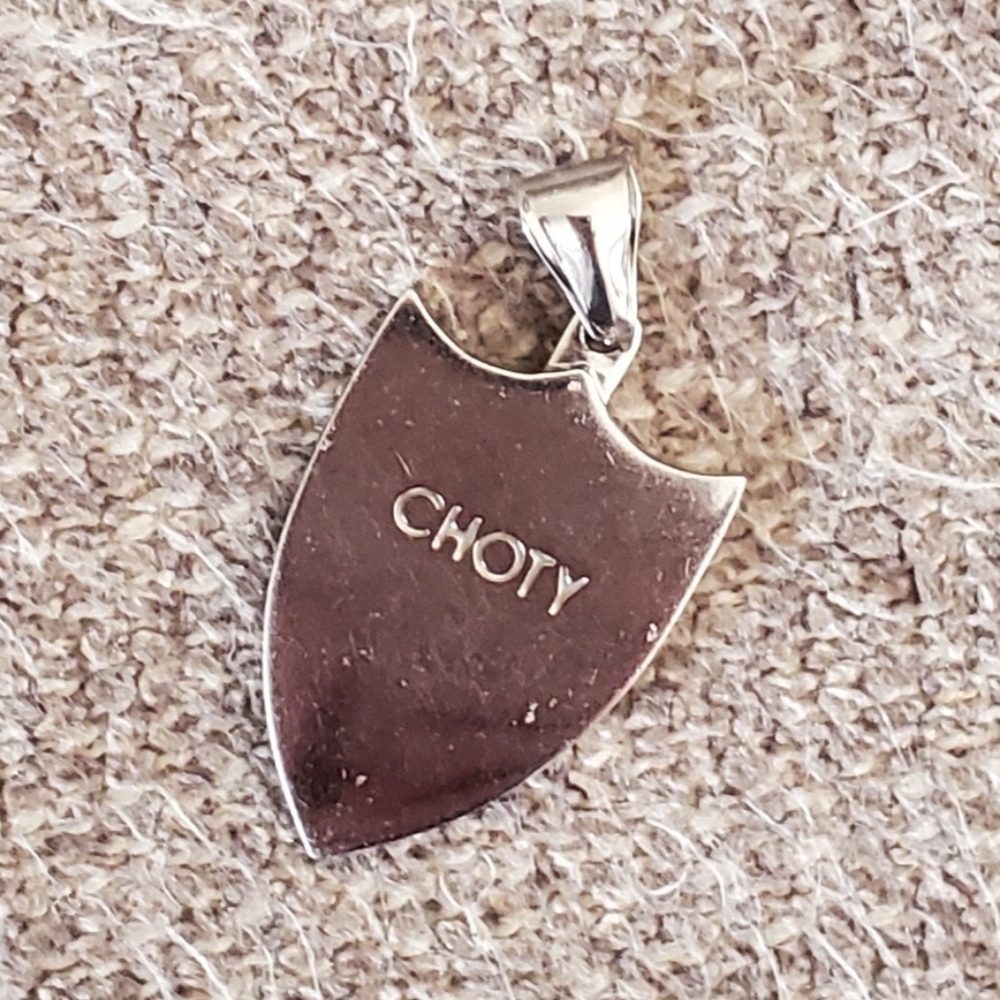 Silver Shield Pendant - Picture 2 of 2